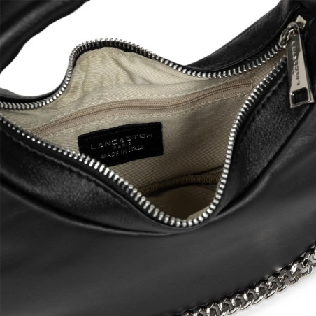 Lancaster Noholita Night Hobo Leather Sac 480-038 Black