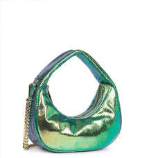 Lancaster Noholita Night Hobo Leather Sac 480-038 Chameleon Green