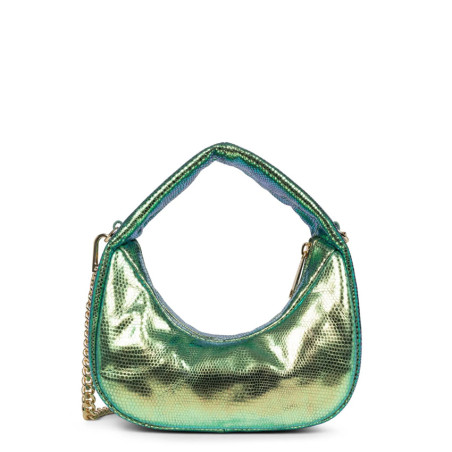 Lancaster Noholita Night Hobo Leather Sac 480-038 Chameleon Green