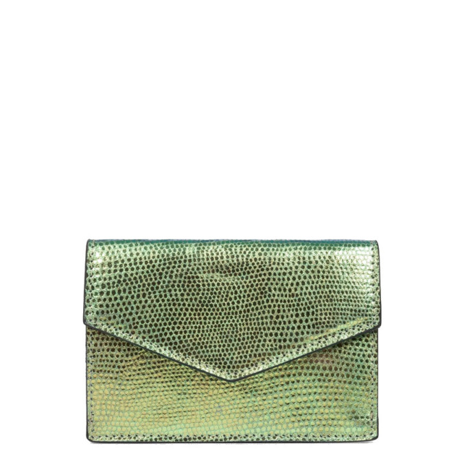 Lancaster Noholita Night Card Holder Leather 180-029 Chameleon Green