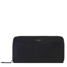 Le Tanneur Charlotte Black Zipped Companion