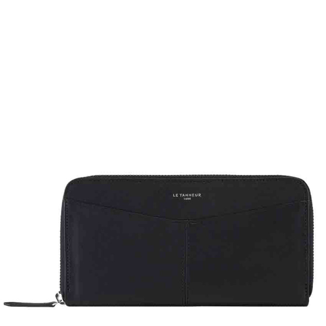 Le Tanneur Charlotte Zippered Companion Black