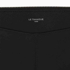 Le Tanneur Charlotte Black Zipped Companion