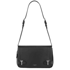 Le Tanneur Simone Petit Shoulder Bag Grained Leather Black