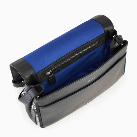 Le Tanneur Simone Petit Shoulder Bag Grained Leather Black
