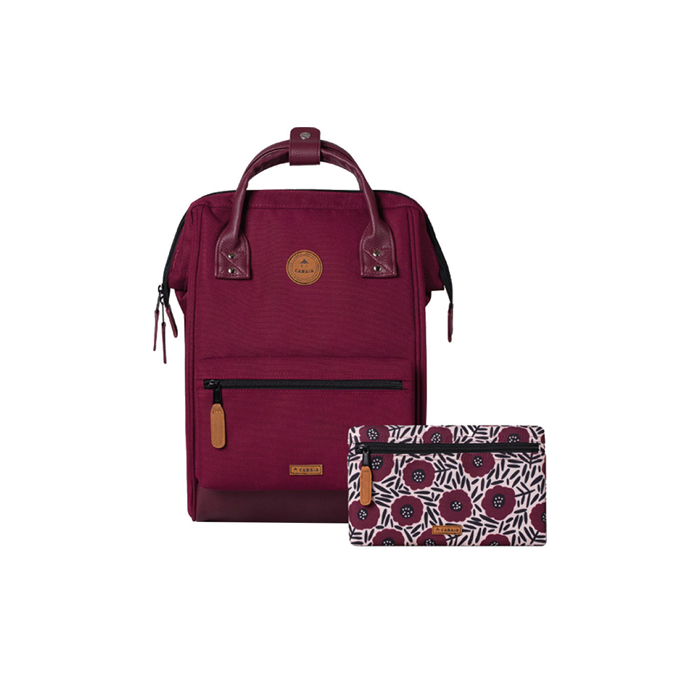 Cabaïa Large Nice Backpack 15" Raspberry