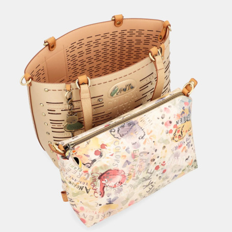 Anekke Nature Pachamama Tote Bag with Golden Pouch