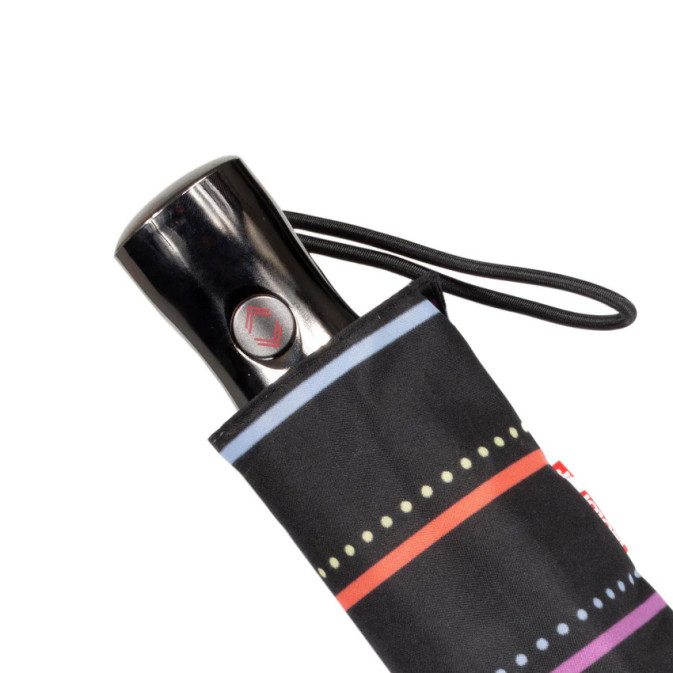 Parapluie Compact Isotoner - Ouverture Manuelle - 94 Cm - Étanche Et Recyclé - Plié 17,5 Cm - 3