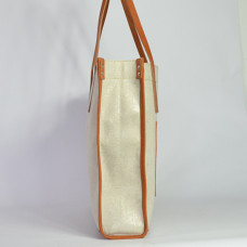 Berthille Shopping Bag Beige / Cognac