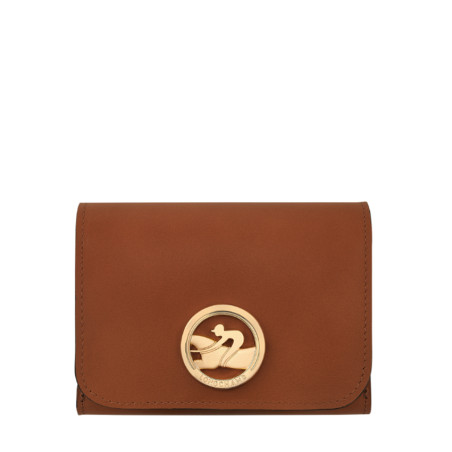 Longchamp Box-Trot wallet Cognac