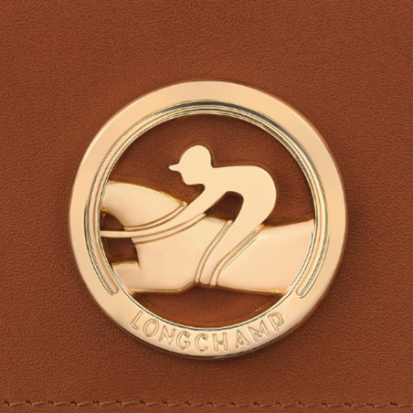 Longchamp Box-Trot wallet Cognac