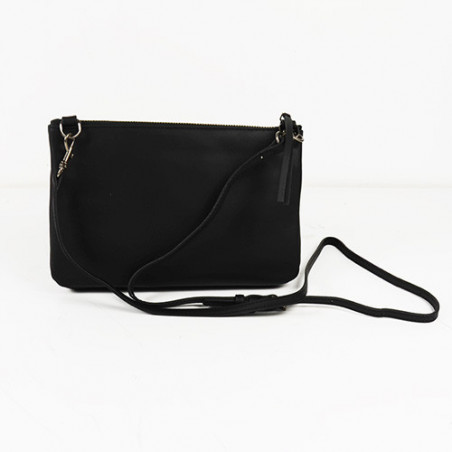 Lancaster Soft Vintage Nova Sac Pochette et  Porté Travers 578-24 Noir dos