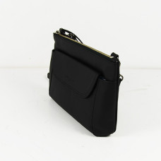 Lancaster Soft Vintage Nova Sac Pochette et  Porté Travers 578-24 Noir cote