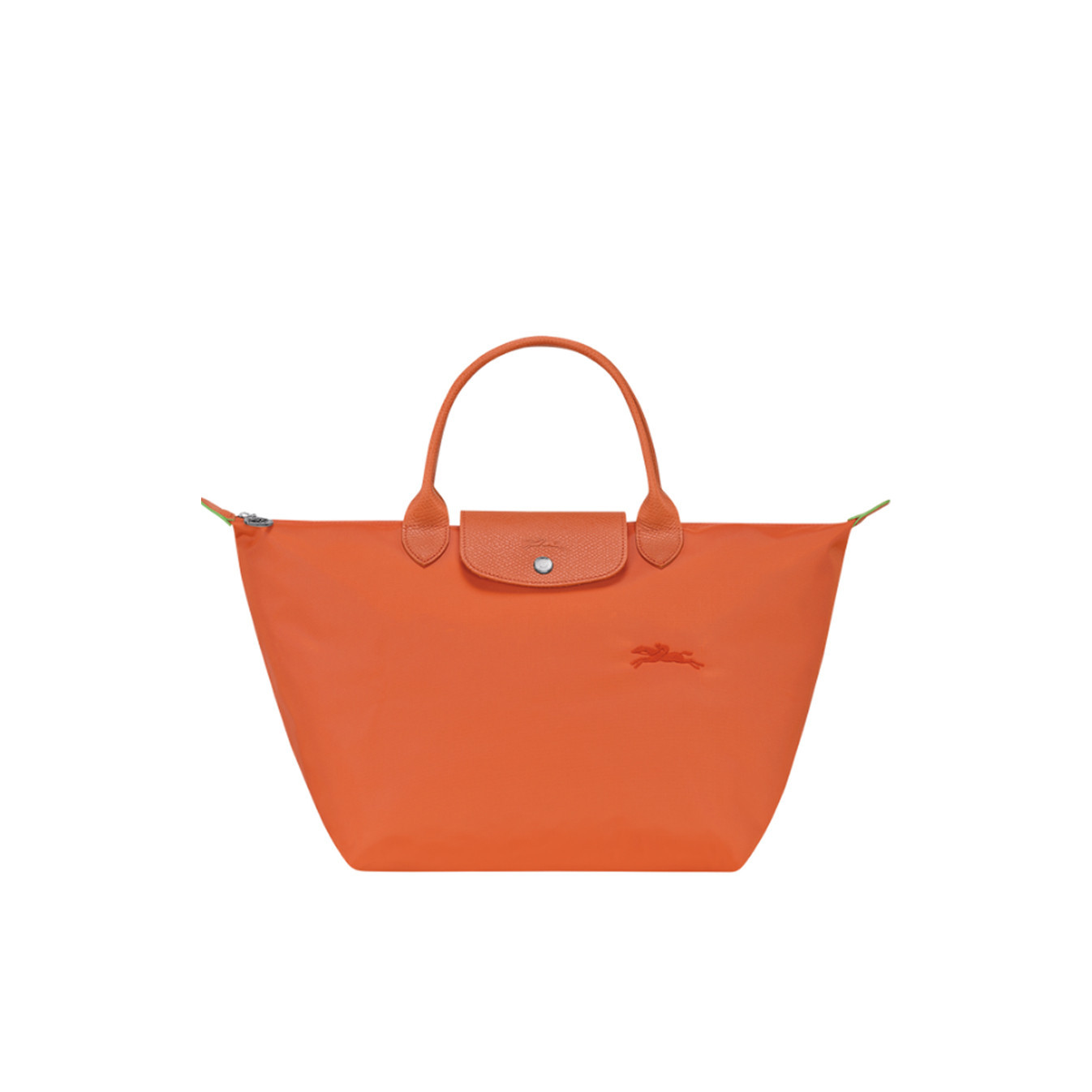 Longchamp Le Pliage Green Handbag M Carrot