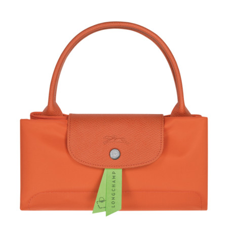 Longchamp Le Pliage Green Handbag M Carrot
