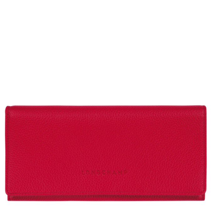 Longchamp The Foulonné Long Wallet with Flap Love