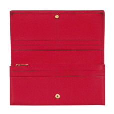 Longchamp The Foulonné Long Wallet with Flap Love