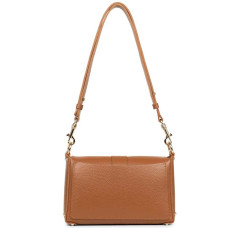Lancaster Foulonné Double Sac Trotteur A Rabat 470-53 Camel In Orange