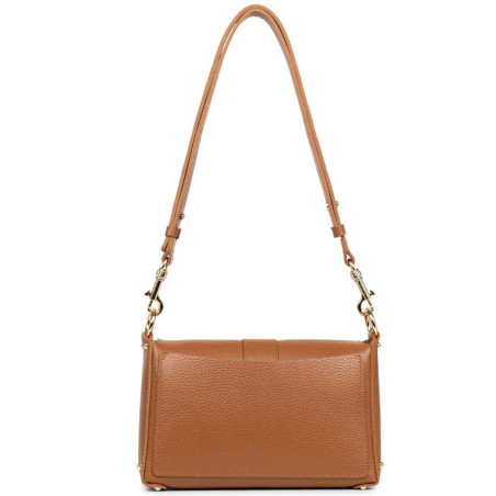 Lancaster Foulonné Double Sac Trotteur A Rabat 470-53 Camel In Orange dos