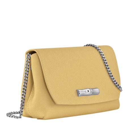 Longchamp Roseau Pochette chaine Maïs 3/4