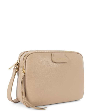 Lancaster Dune Pouch Bag M Double 529-71 Dark Beige
