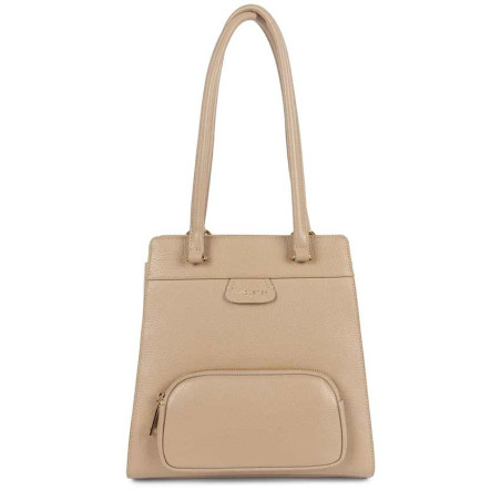 Lancaster Dune Shoulder Bag and Backpack 529-81 Dark Beige