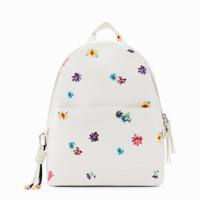Blouse/chemisier Desigual SALINA Blanc à Motif Mandala - Tailles XS à 2XL - Neuf Avec étiquettes - PROMO -55%