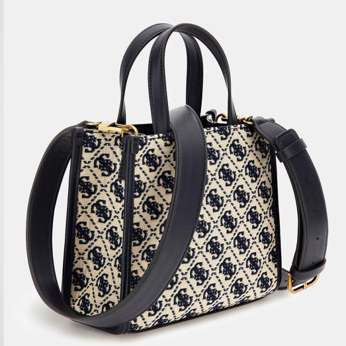 Mini Sac à Main Bandoulière Noir En Simili Cuir - Petit, Fermeture éclair, Sans Marque