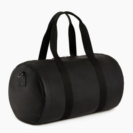 Le Tanneur Alexis 24h Travel Bag Black Leather