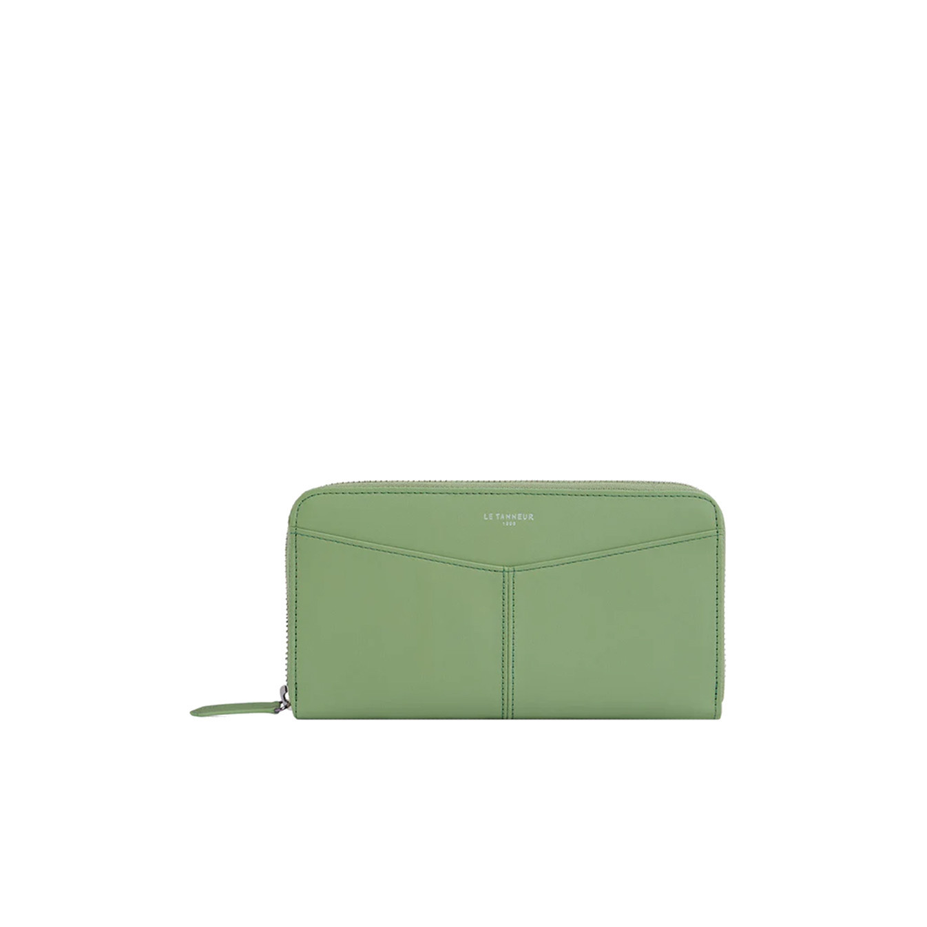 Le Tanneur Charlotte Compagnon zippé Jade