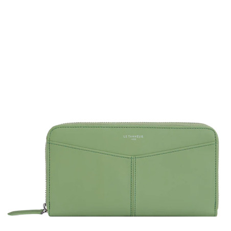 Le Tanneur Charlotte Compagnon zippé Jade