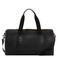 Le Tanneur Alexis 24h Travel Bag Black Leather
