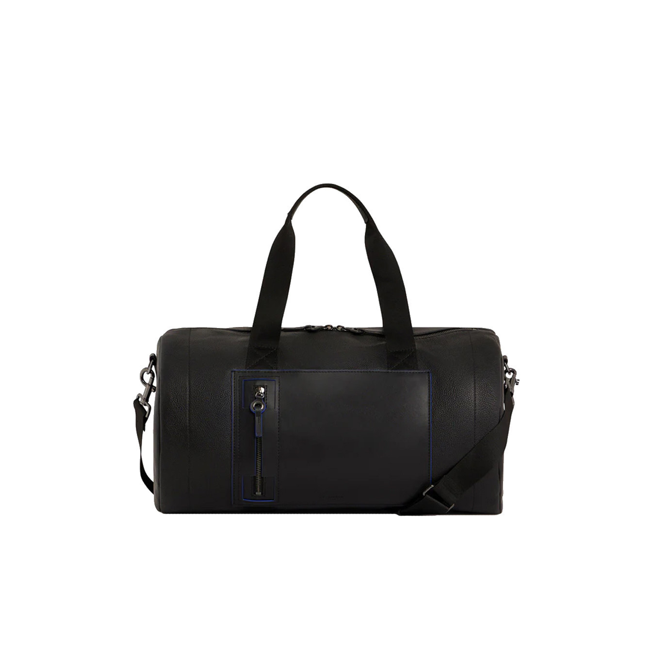 Le Tanneur Alexis 24h Travel Bag Black Leather