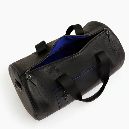 Le Tanneur Alexis 24h Travel Bag Black Leather