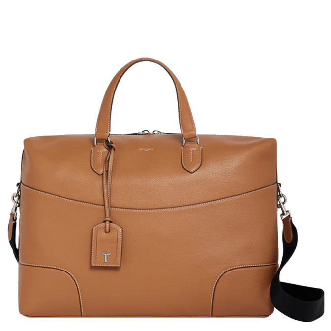 Le Tanneur Romy 24h Travel Bag Grainy Leather Tan