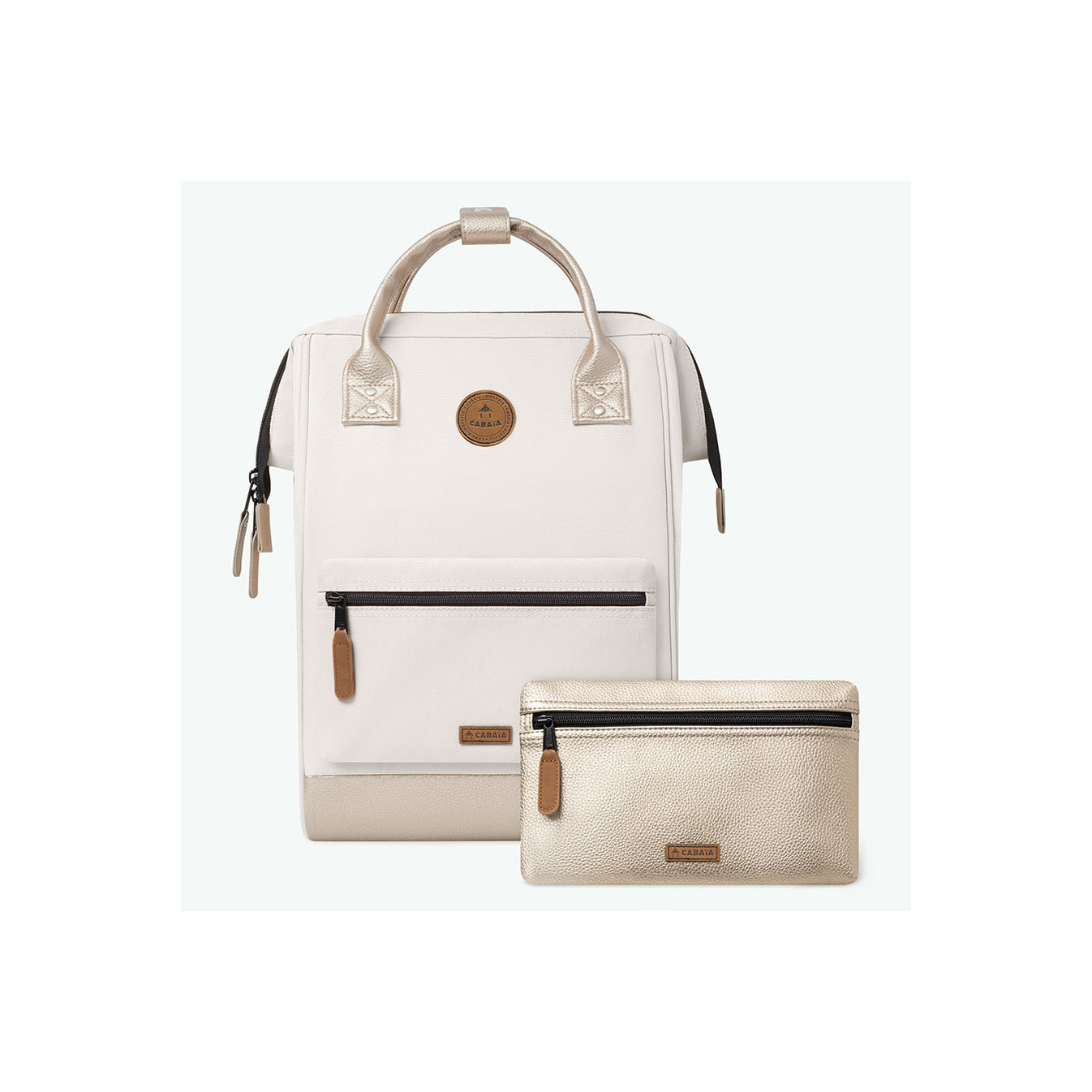 Cabaïa Medium Alger Backpack 13" White
