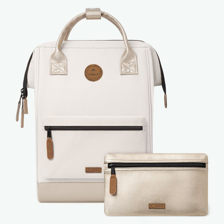 Cabaïa Medium Alger Backpack 13" White
