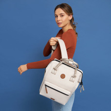 Cabaïa Medium Alger Backpack 13" White
