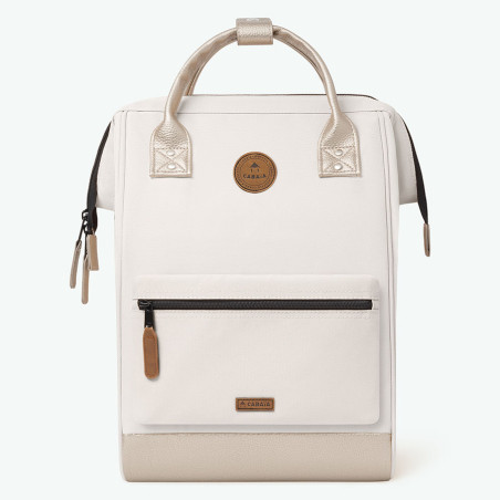Cabaïa Medium Alger Backpack 13" White