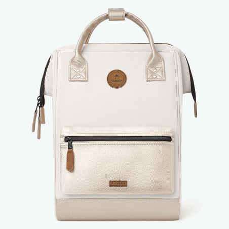 Cabaïa Medium Alger Backpack 13" White