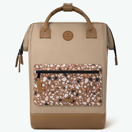 Kuala Lumpur Wide Cabaia 15" Backpack Beige