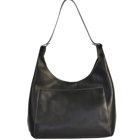 Les Ateliers Fourès Amazone Large Shoulder Bag A700 Black