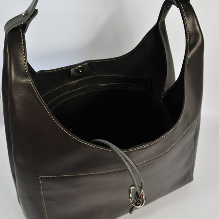 Les Ateliers Fourès Amazone Grand Shoulder Bag A700 Black