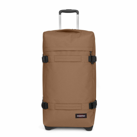 Eastpak Transit'r M Soft Wheeled Travel Bag Burst Brown