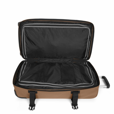 Eastpak Transit'r M Sac de Voyage Souple à Roulettes Burst Brown ouvert