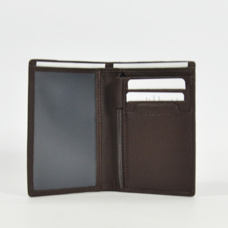 Serge Blanco Vancouver Mini Wallet Leather VAN21052 Chocolate