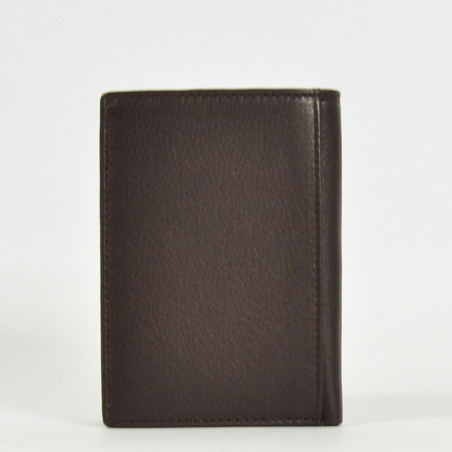 Serge Blanco Vancouver Mini Wallet Leather VAN21052 Chocolate