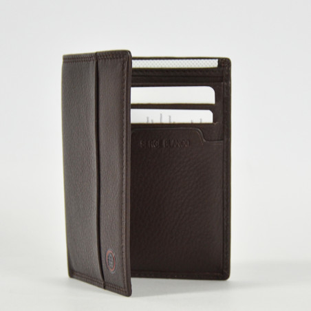 Serge Blanco Vancouver Mini Wallet Leather VAN21052 Chocolate