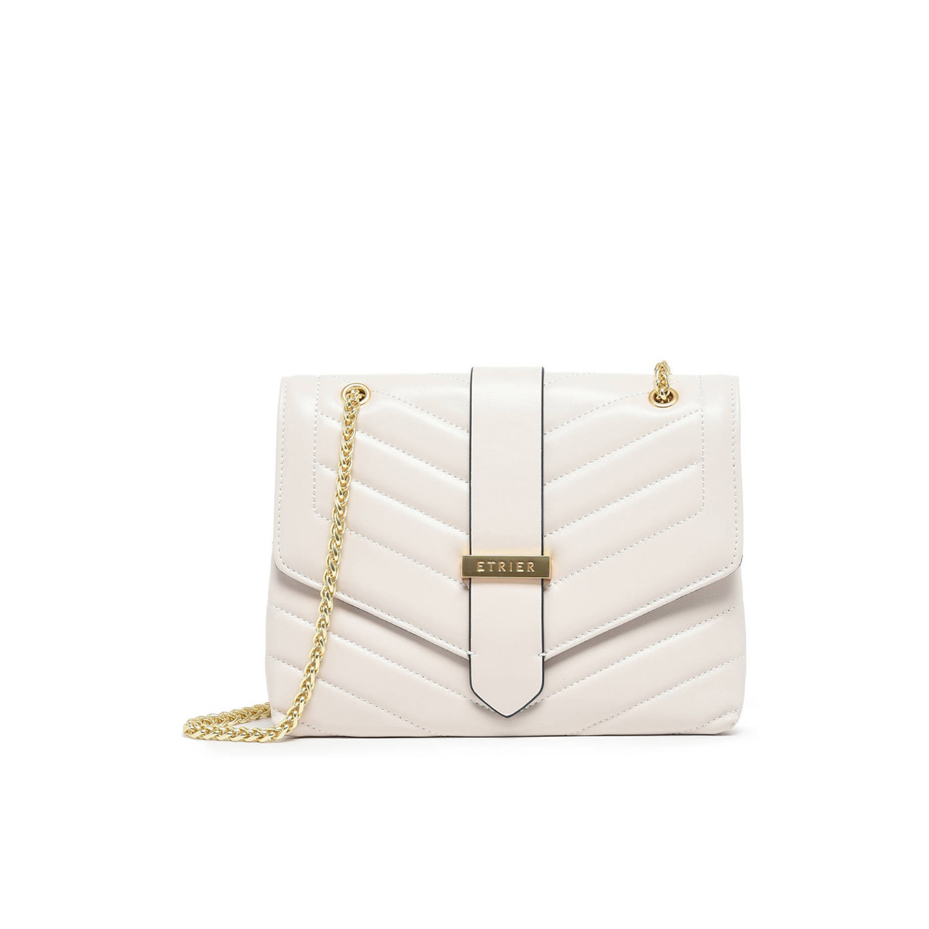 Etrier Rafale Shoulder Bag Quilted Leather Dust