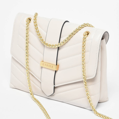 Etrier Rafale Shoulder Bag Quilted Leather Dust